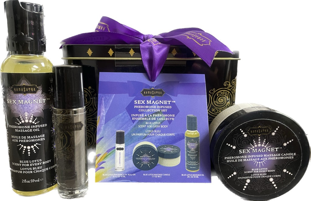 Kama Sutra Sex Magnet Pheromone BLUE LOTUS Gift Set