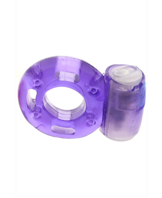 CalExotics Vibrating Ring Foil Pack Purple