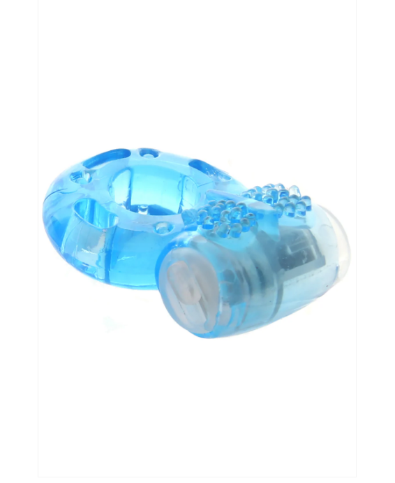 CalExotics Vibrating Ring Foil Pack Blue