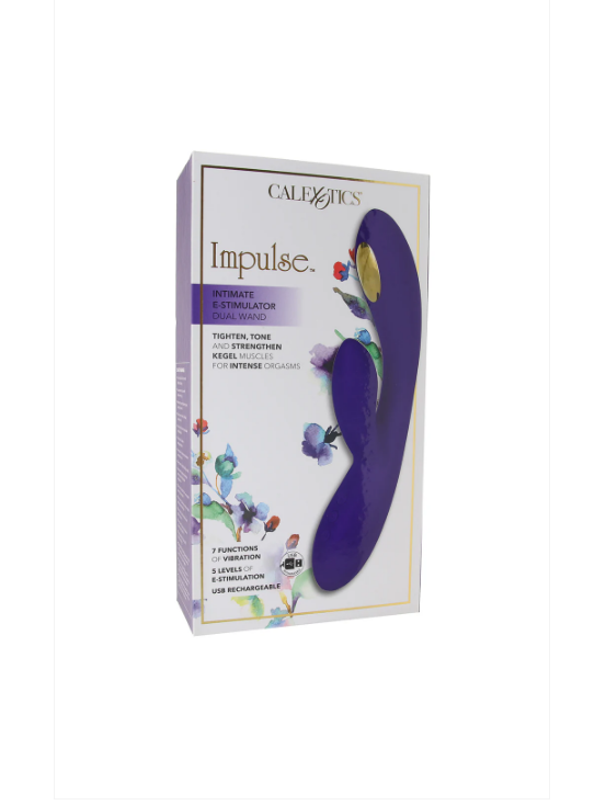 CalExotics Impulse Intimate E Stimulator Dual Wand Purple
