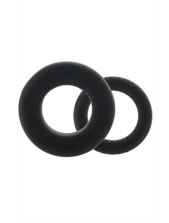 CalExotics Link Up Optimum Vibrating Ring Set Black