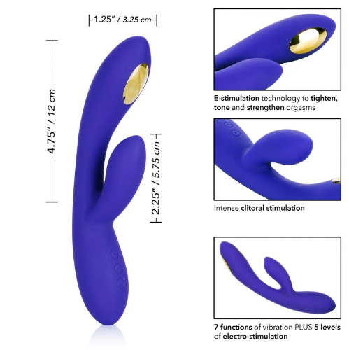 CalExotics Impulse Intimate E Stimulator Dual Wand Purple