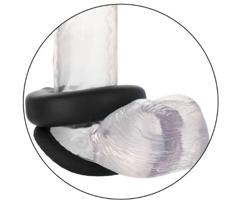 CalExotics Link Up Optimum Vibrating Ring Set Black
