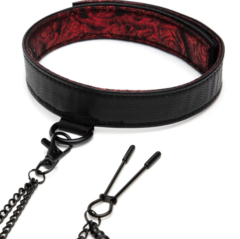 Fifty Shades of Grey Sweet Anticipation Collar Nipple Clamps