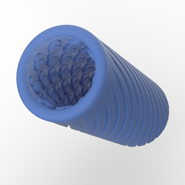 We Vibe Ghost Pocket Stroker Blue