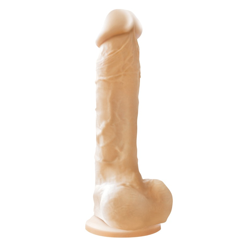 NS Colours Pleasures 8″ Dildo Beige