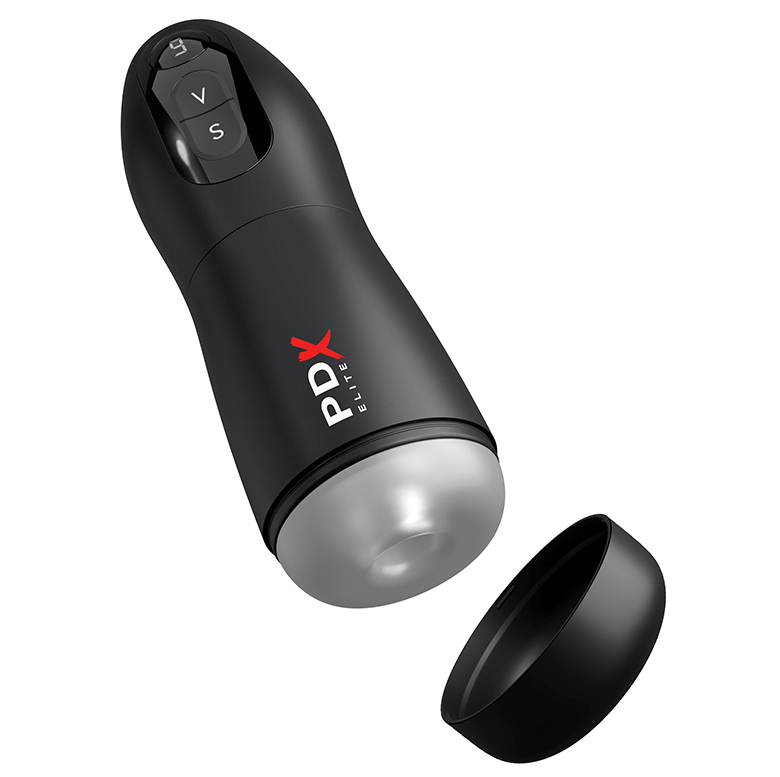 Pipedream PDX Elite Suck-O-Matic Clear/Black