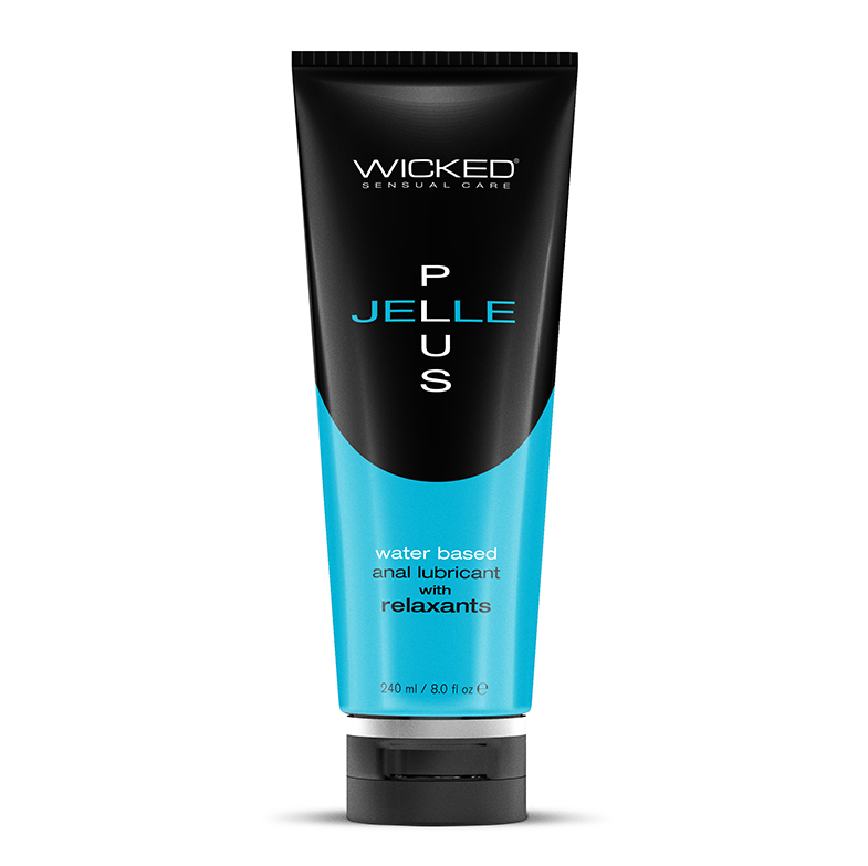 Wicked Jelle Plus Anal Lube 8 oz