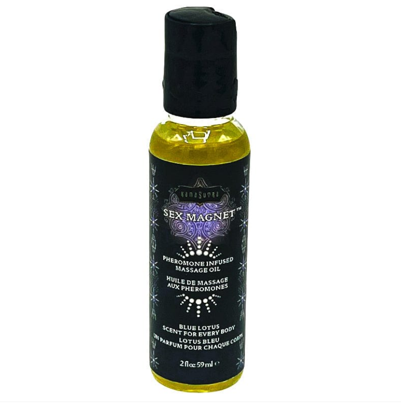 Kama Sex Magnet Blue Lotus Massage Oil 2 oz