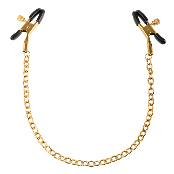 Gold Chain Nipple Clamps