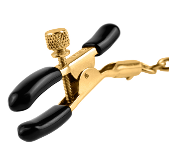 Gold Chain Nipple Clamps