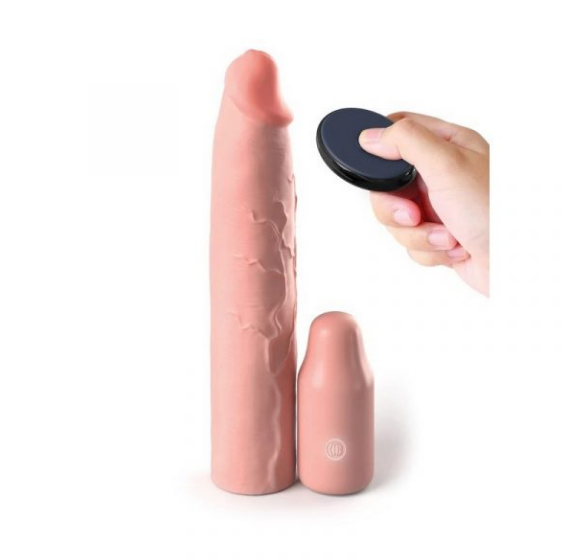 Fantasy X-tensions 9” Sleeve with Vibrating 3” Plug Light