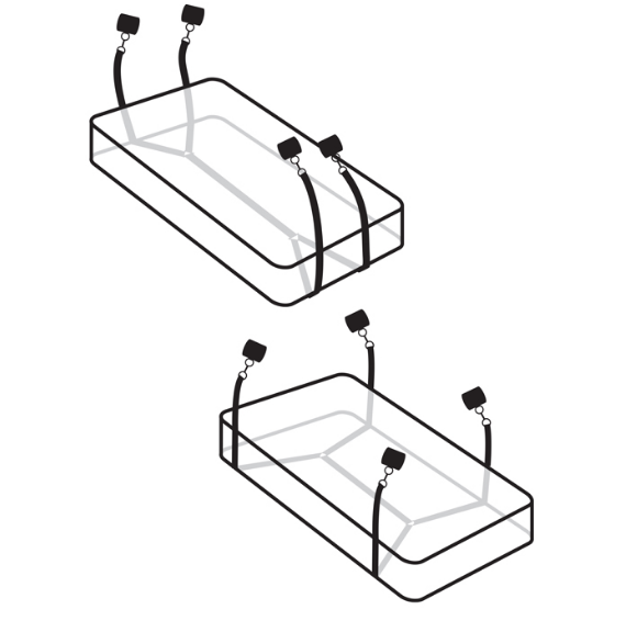 Fetish Fantasy Limited Edition Wraparound Mattress Restraints