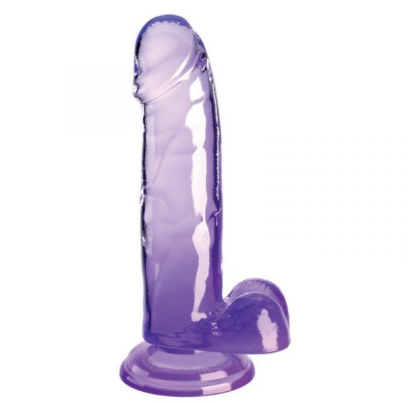 King Cock 7” with Balls Purple
