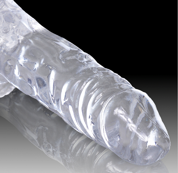 King Cock Clear 4″ Cock With Balls