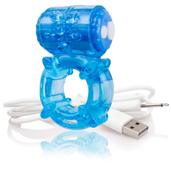 Screaming O Charged Big O Blue Vibe Ring