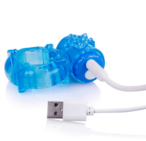 Screaming O Charged Big O Blue Vibe Ring