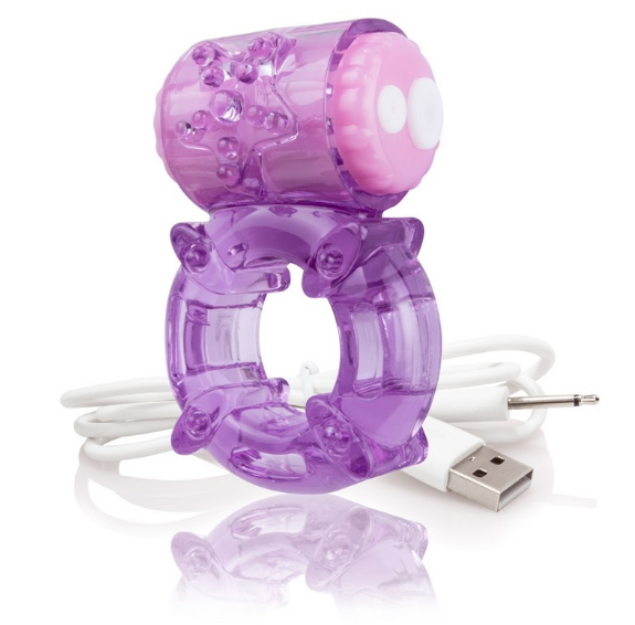 Screaming O Charged Big O Purple Vibe Ring