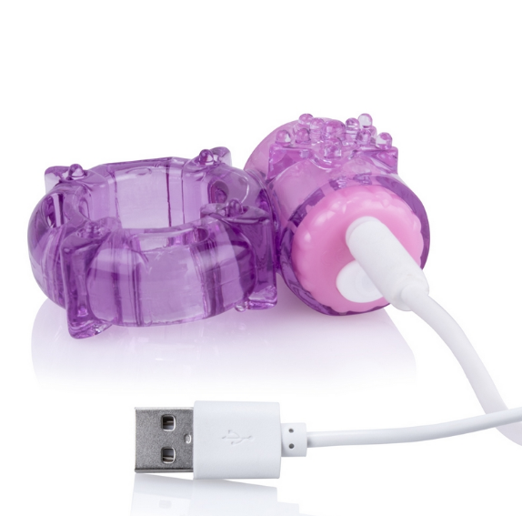 Screaming O Charged Big O Purple Vibe Ring