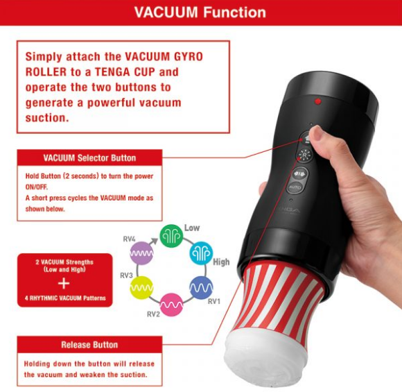 Tenga Vacuum Gyro Roller