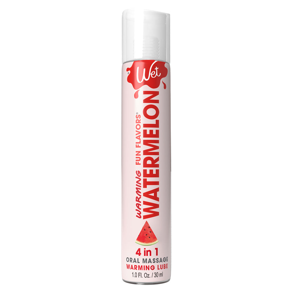 Wet Fun Flavors 4-in-1 Watermelon Warming Lubricant - 1 oz / 30 ml
