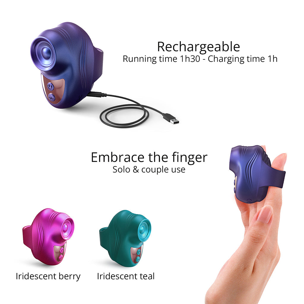 Love to Love Kisscool Tiny Stimulator - Indigo