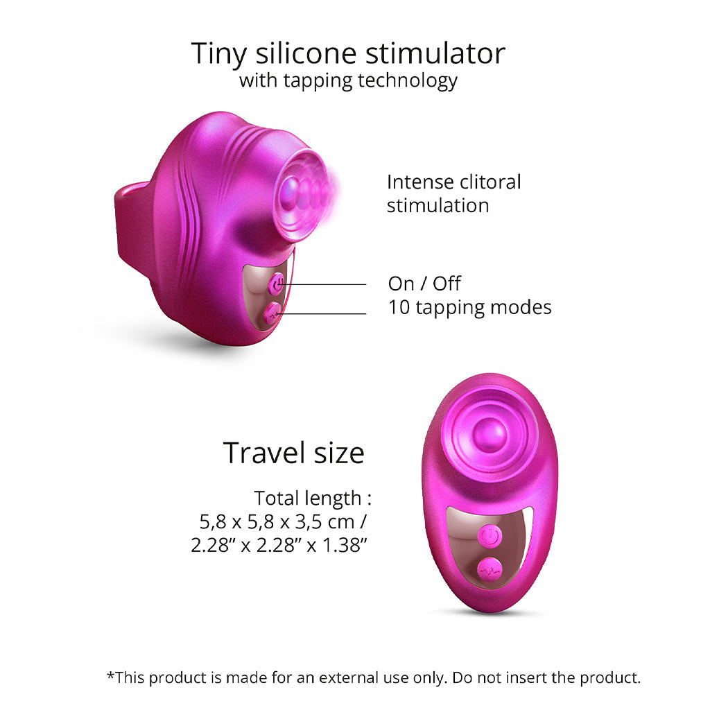 Love to Love Kisscool Tiny Stimulator - Berry