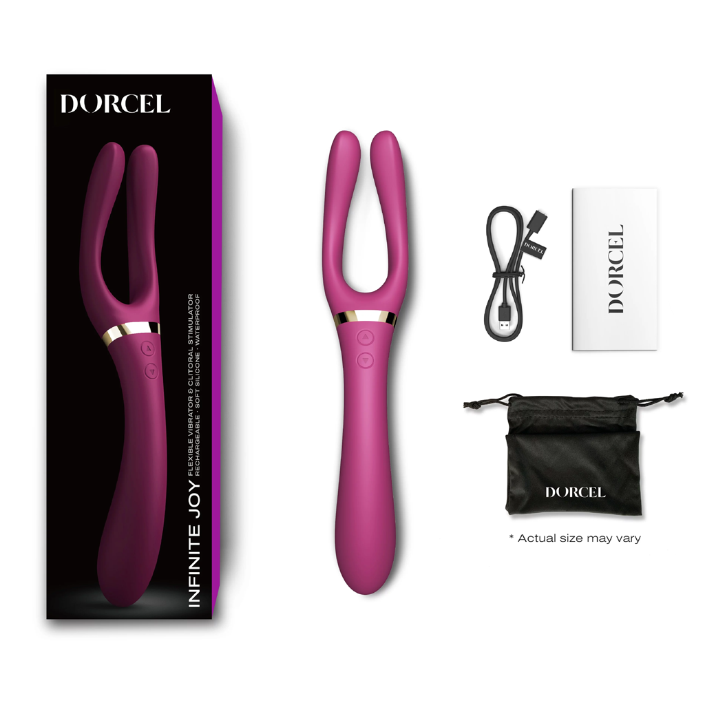 Dorcel Infinite Joy Flexible Vibrator - Plum