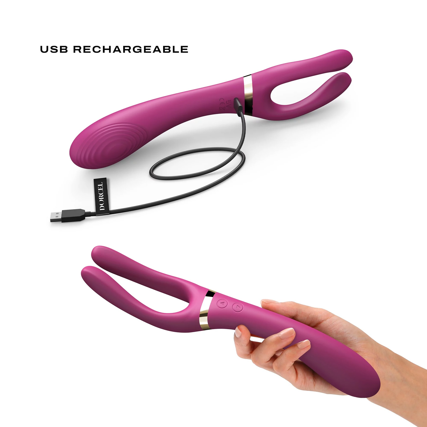 Dorcel Infinite Joy Flexible Vibrator - Plum