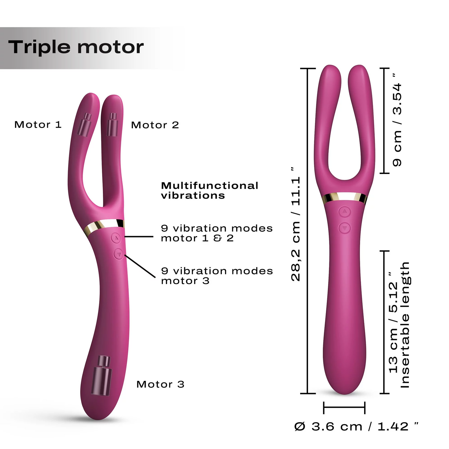 Dorcel Infinite Joy Flexible Vibrator - Plum