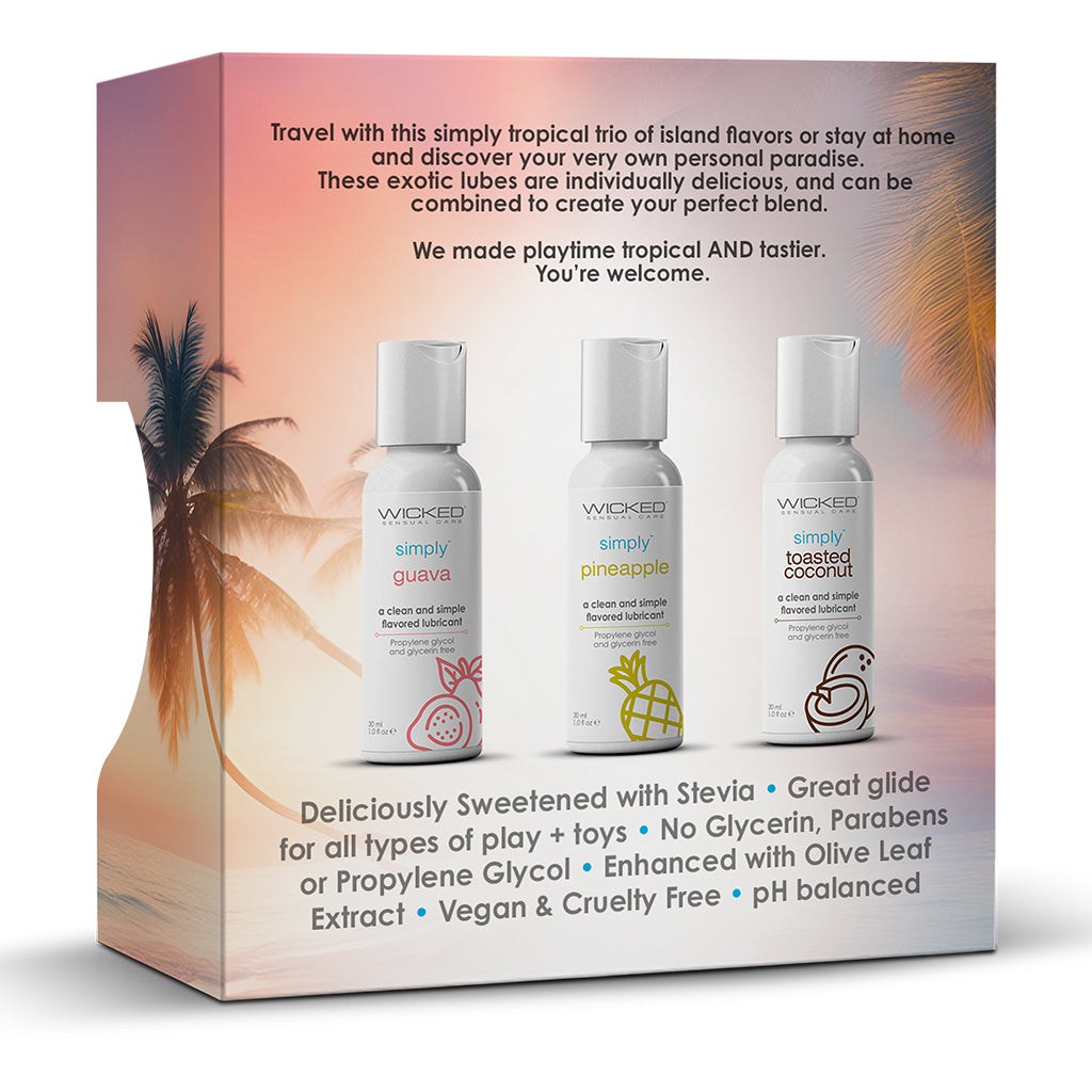 Wicked Simply Tropical Trio Travel Kit (Pack of 3)