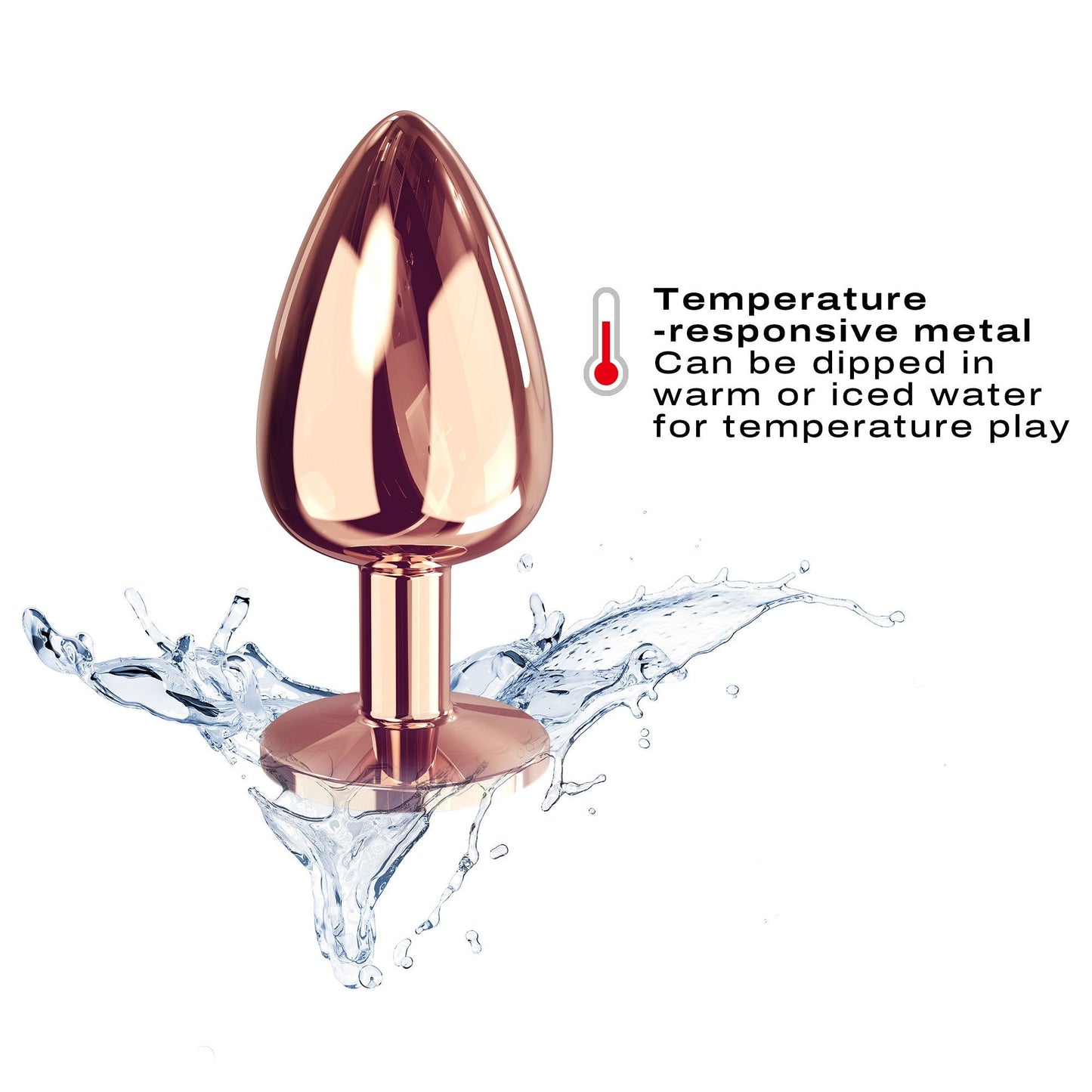 Dorcel Rose Gold Diamond Plug - Large