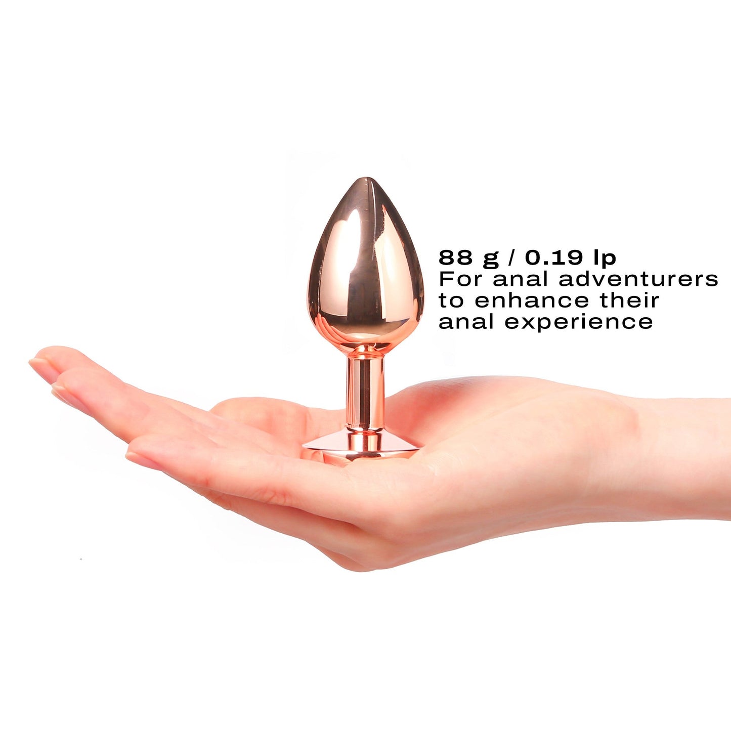 Dorcel Rose Gold Diamond Plug - Medium
