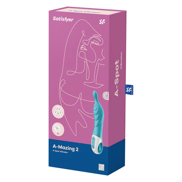 Satisfyer A-Mazing 2 A-Spot Stimulator - Turquoise