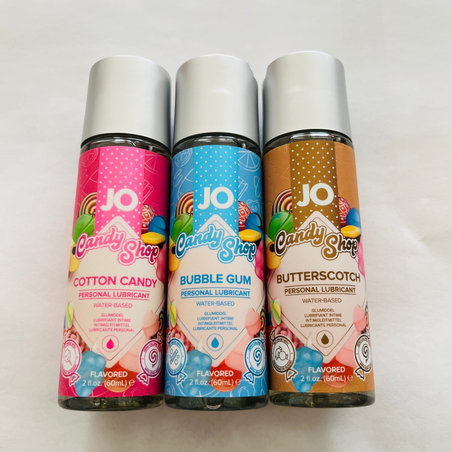 3 Bottles JO Candy Shop Flavored 3*2 oz