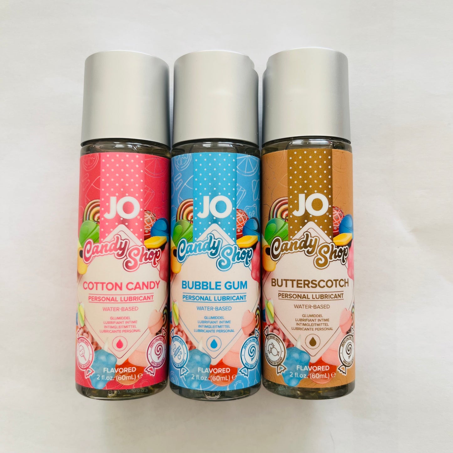 3 Bottles JO Candy Shop Flavored 3*2 oz