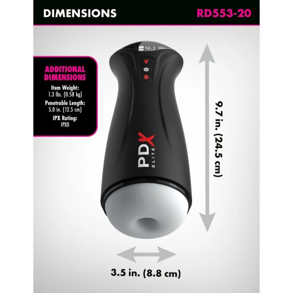 Pipedream Products PDX Elite Fap-Gasm Frosted