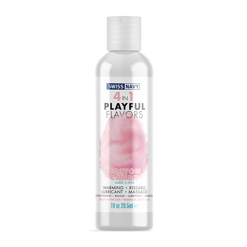 Swiss Navy Playful Flavors Cotton Candy 4 in 1 Lub 1 oz