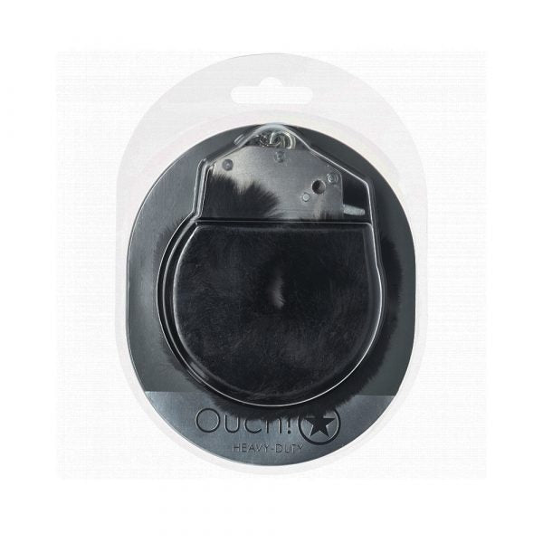 Shots Heavy-Duty Fluffy Cuffs Black