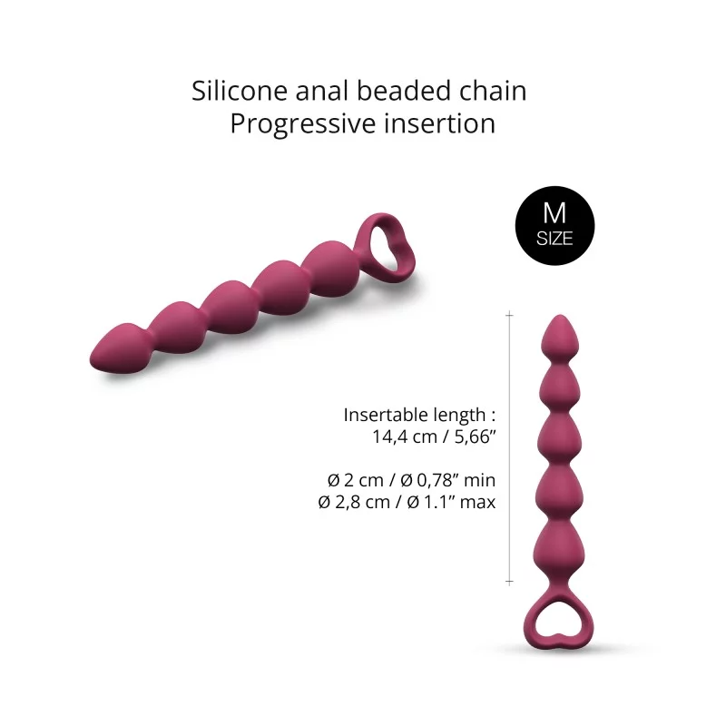 Love To Love Bing Bang Anal Plug Medium - PLUM STAR