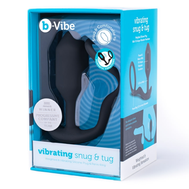 b-Vibe Vibrating Snug & Tug - M - Black