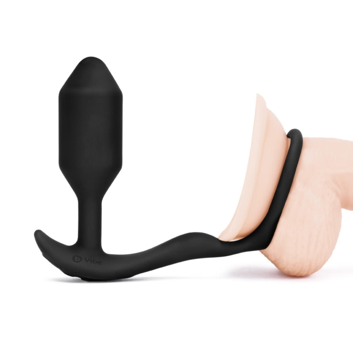 b-Vibe Vibrating Snug & Tug - M - Black