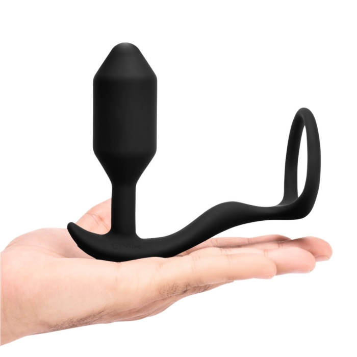 b-Vibe Vibrating Snug & Tug - M - Black