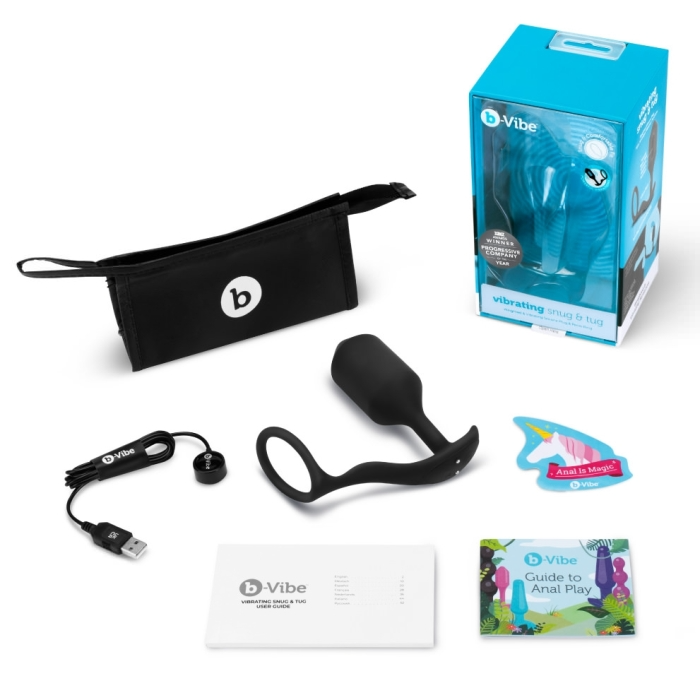 b-Vibe Vibrating Snug & Tug - XL - Black