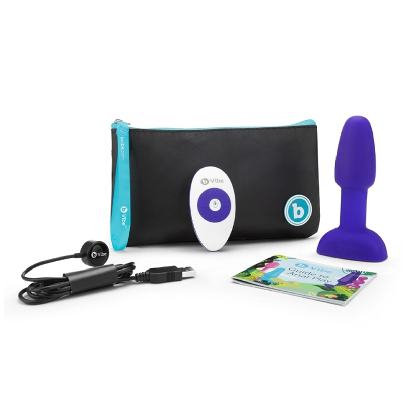 b-Vibe Rimming Petite Plug | Purple