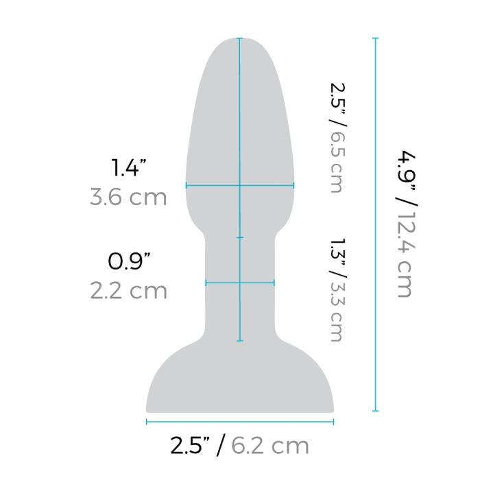 b-Vibe Rimming Petite Plug | Purple