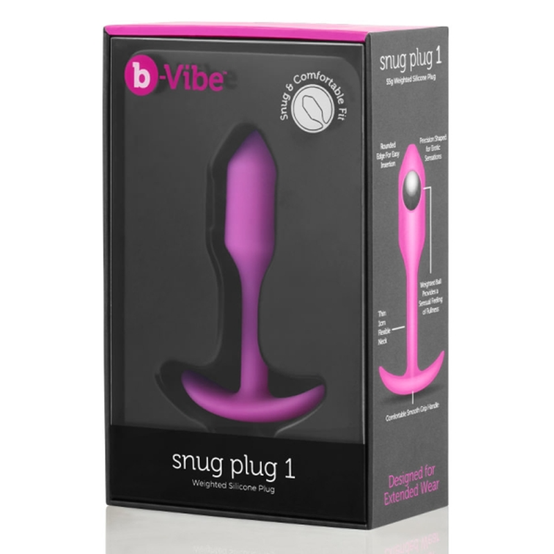 b-Vibe Snug Plug 1 - Fuchsia