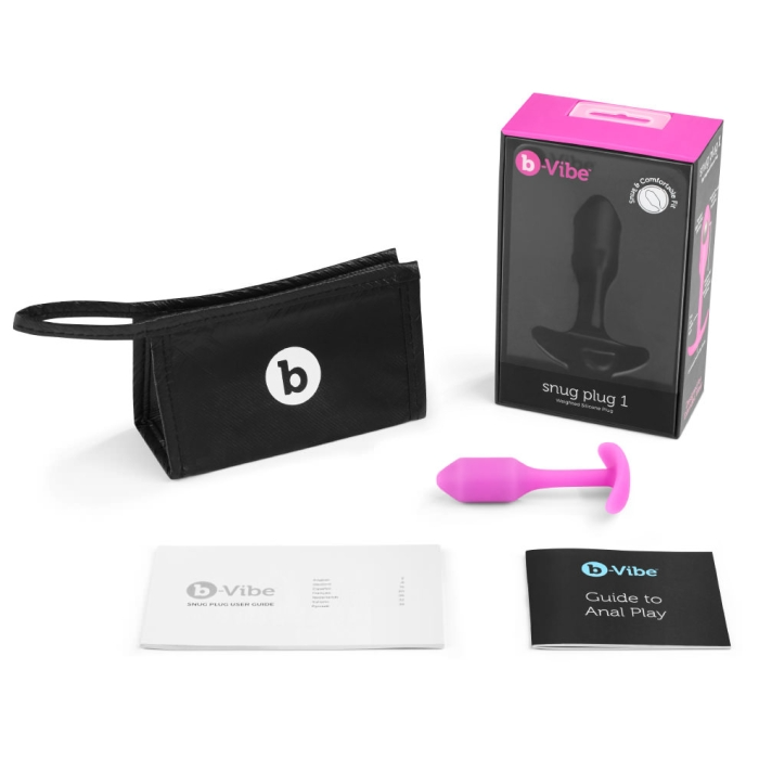 b-Vibe Snug Plug 1 - Fuchsia