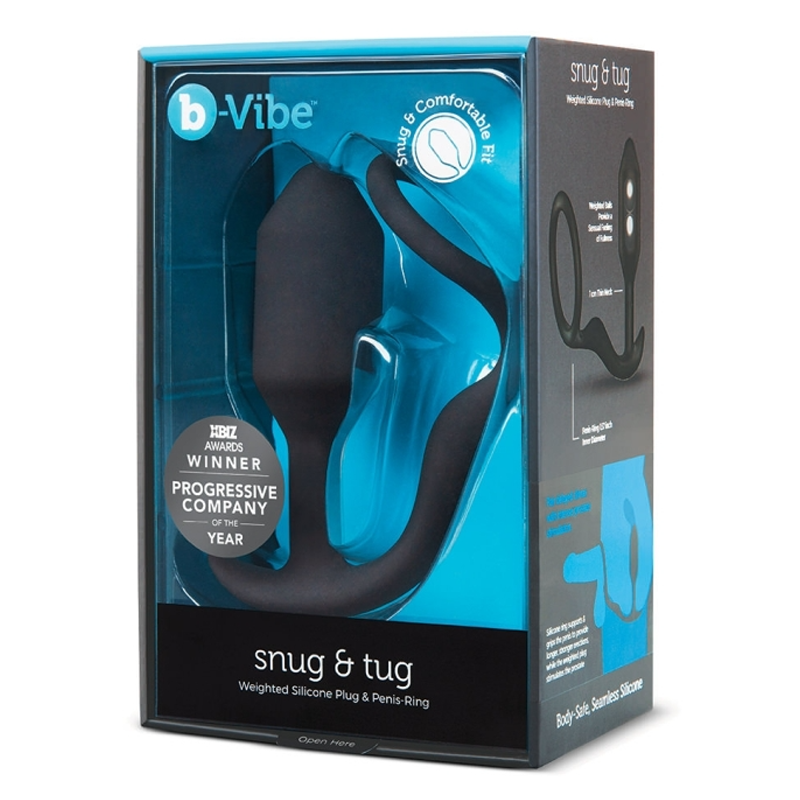 b-Vibe Vibrating Snug & Tug - Black
