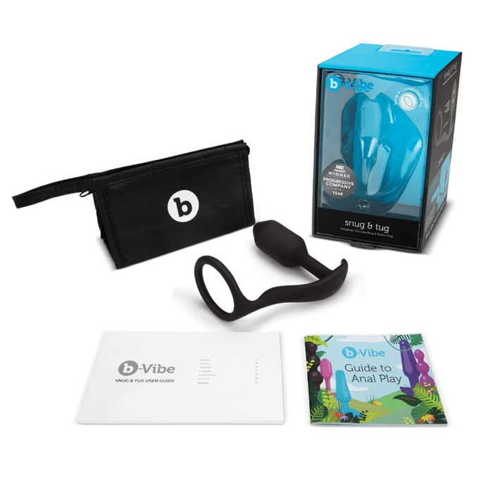 b-Vibe Vibrating Snug & Tug - Black